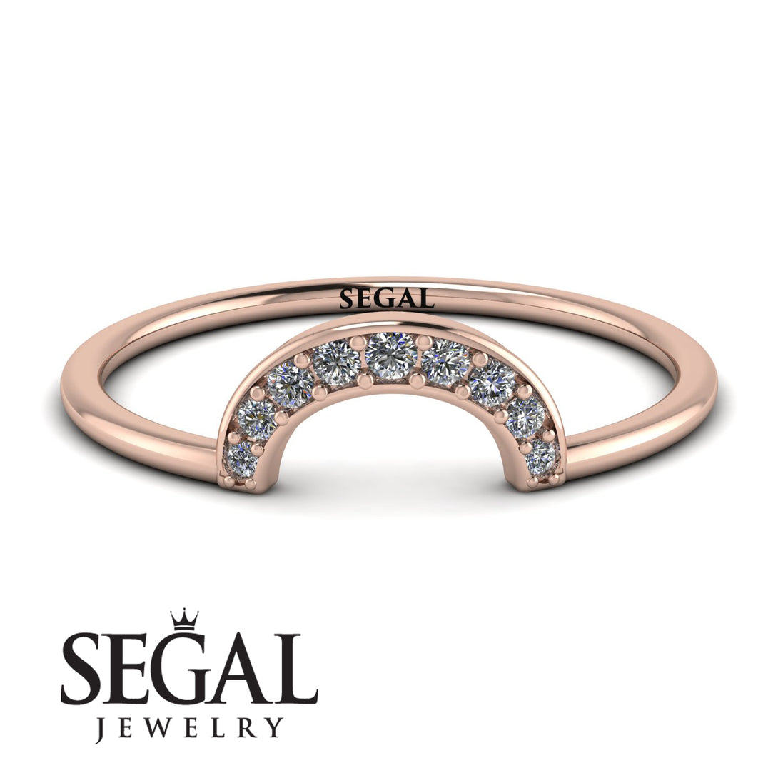 Half Round Stacking Diamond Ring - Alana No. 2