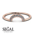 Half Round Stacking Diamond Ring - Alana No. 2 image 6