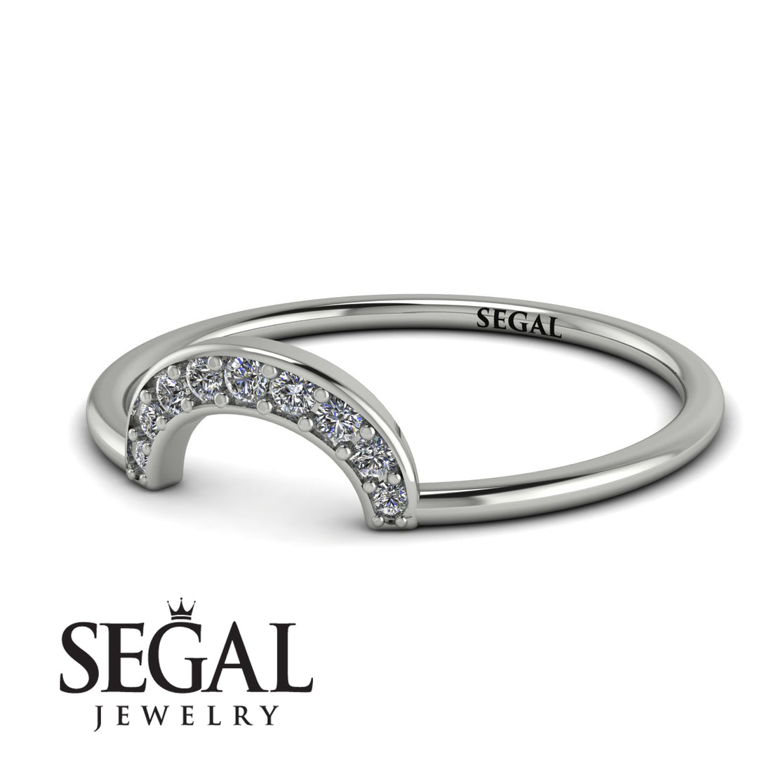 Half Round Stacking Diamond Ring - Alana No. 3