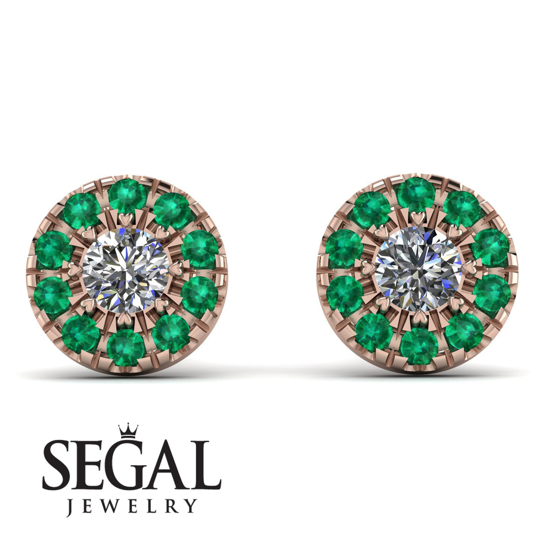 Halo Diamond Earrings - Heaven No. 17