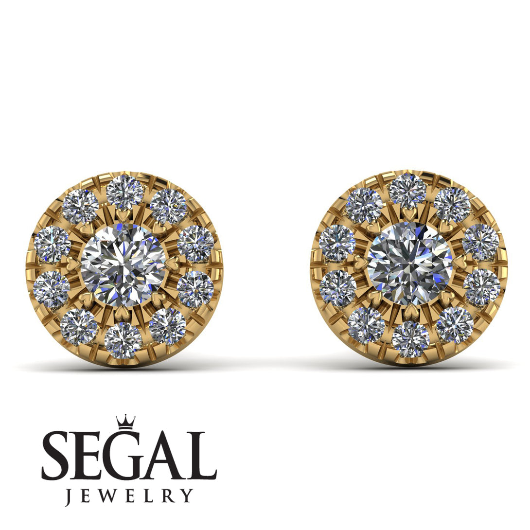 Halo Diamond Earrings - Heaven No. 1