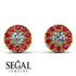 Halo Diamond Earrings - Heaven No. 46 image 9