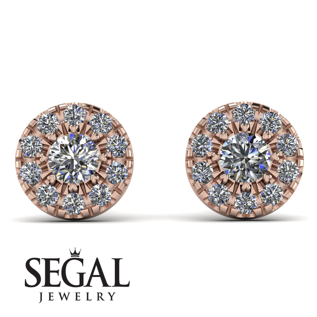 Halo Diamond Earrings - Heaven No. 2