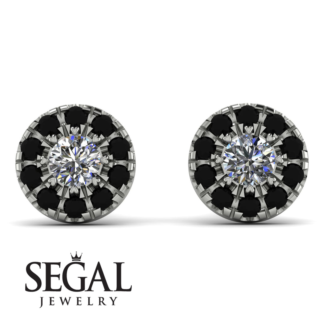 Halo Diamond Earrings - Heaven No. 33