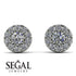 Halo Diamond Earrings - Heaven No. 3 image 9
