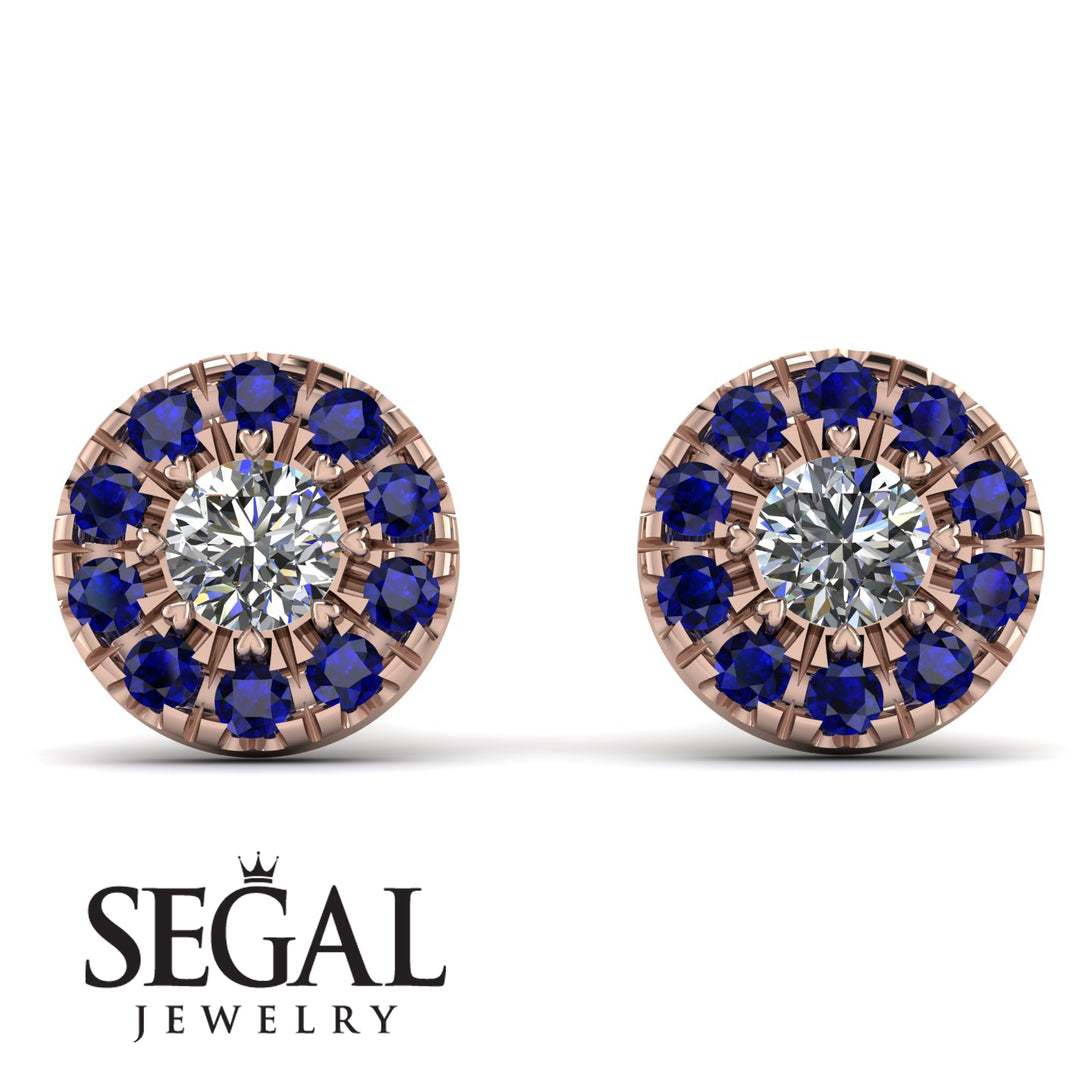 Halo Diamond Earrings - Heaven No. 62