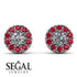 Halo Diamond Earrings - Heaven No. 48