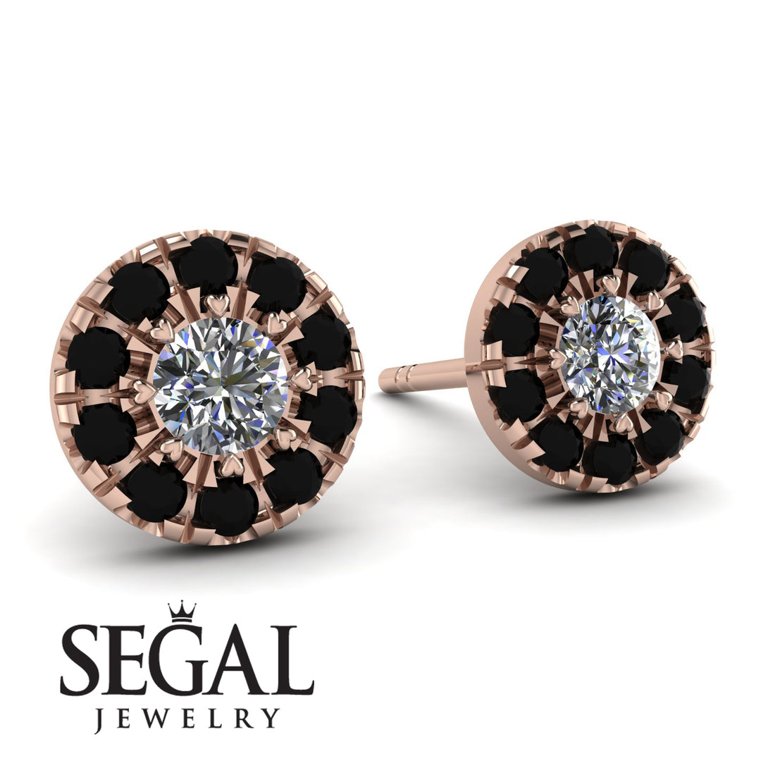 Halo Diamond Earrings - Heaven No. 32