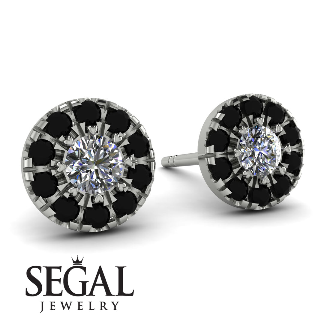 Halo Diamond Earrings - Heaven No. 33