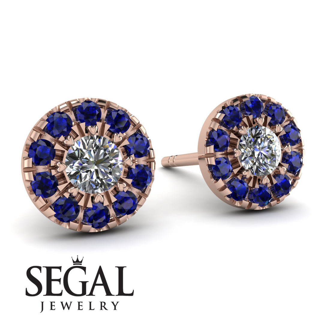 Halo Diamond Earrings - Heaven No. 62
