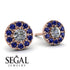 Halo Diamond Earrings - Heaven No. 62 image 2