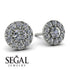 Halo Diamond Earrings - Heaven No. 3