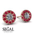 Halo Diamond Earrings - Heaven No. 47