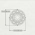 Halo Sapphire Earrings - Heaven No. 44 image 3
