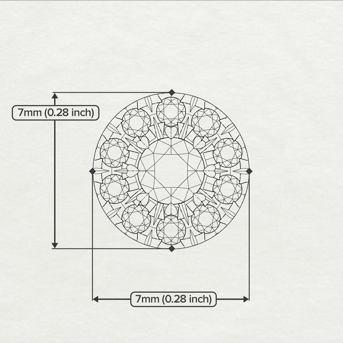 Halo Sapphire Earrings - Heaven No. 73
