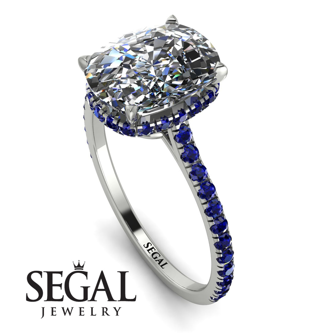 Hidden Halo Cushion Diamond Ring - Alayna No. 63