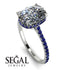 Hidden Halo Cushion Diamond Ring - Alayna No. 63 image 2