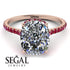 Hidden Halo Cushion Diamond Ring - Alayna No. 47 image 3
