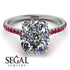 Hidden Halo Cushion Diamond Ring - Alayna No. 48 image 3