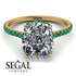 Hidden Halo Cushion Diamond Ring - Alayna No. 16 image 3