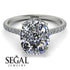 Hidden Halo Cushion Diamond Ring - Alayna No. 3 image 3