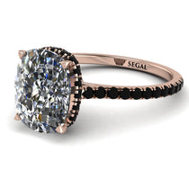 Hidden Halo Cushion Diamond Ring - Alayna No. 32 image 1