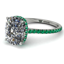 Hidden Halo Cushion Diamond Ring - Alayna No. 18 image 1