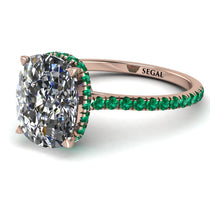 Hidden Halo Cushion Diamond Ring - Alayna No. 17 image 1