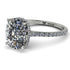 Hidden Halo Cushion Diamond Ring - Alayna No. 3 image 1