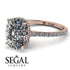 Hidden Halo Cushion Diamond Ring - Alayna No. 2 image 10