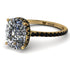 Hidden Halo Cushion Diamond Ring - Alayna No. 31 image 1