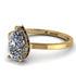 Hidden Halo Pear Diamond Engagement Ring - Mary No. 61