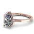 Hidden Halo Pear Diamond Engagement Ring - Mary No. 2 image 1