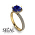 Hidden Halo Round Diamond Engagement Ring - Ashley No. 13