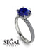 Hidden Halo Round Diamond Engagement Ring - Ashley No. 15