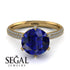 Hidden Halo Round Diamond Engagement Ring - Ashley No. 13