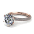 Hidden Halo Round Diamond Engagement Ring - Ashley No. 2 image 15