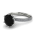 Hidden Halo Round Diamond Engagement Ring - Ashley No. 9