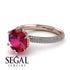 Hidden Halo Round Diamond Engagement Ring - Ashley No. 11 image 10