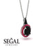 Hidden Halo Black Diamond Necklace - Joanna No. 54 image 2