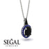 Hidden Halo Black Diamond Necklace - Joanna No. 69 image 2