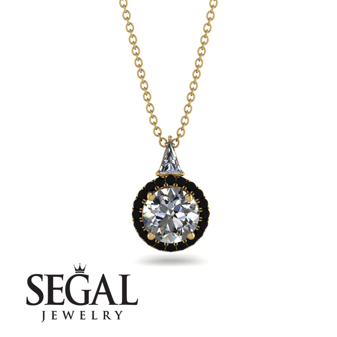 Hidden Halo Diamond Necklace - Joanna No. 31