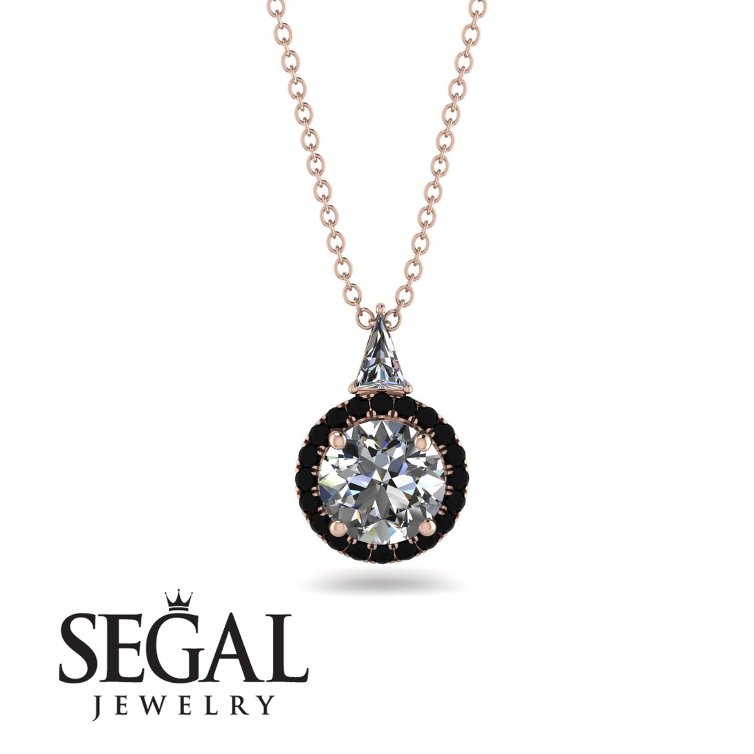 Hidden Halo Diamond Necklace - Joanna No. 32