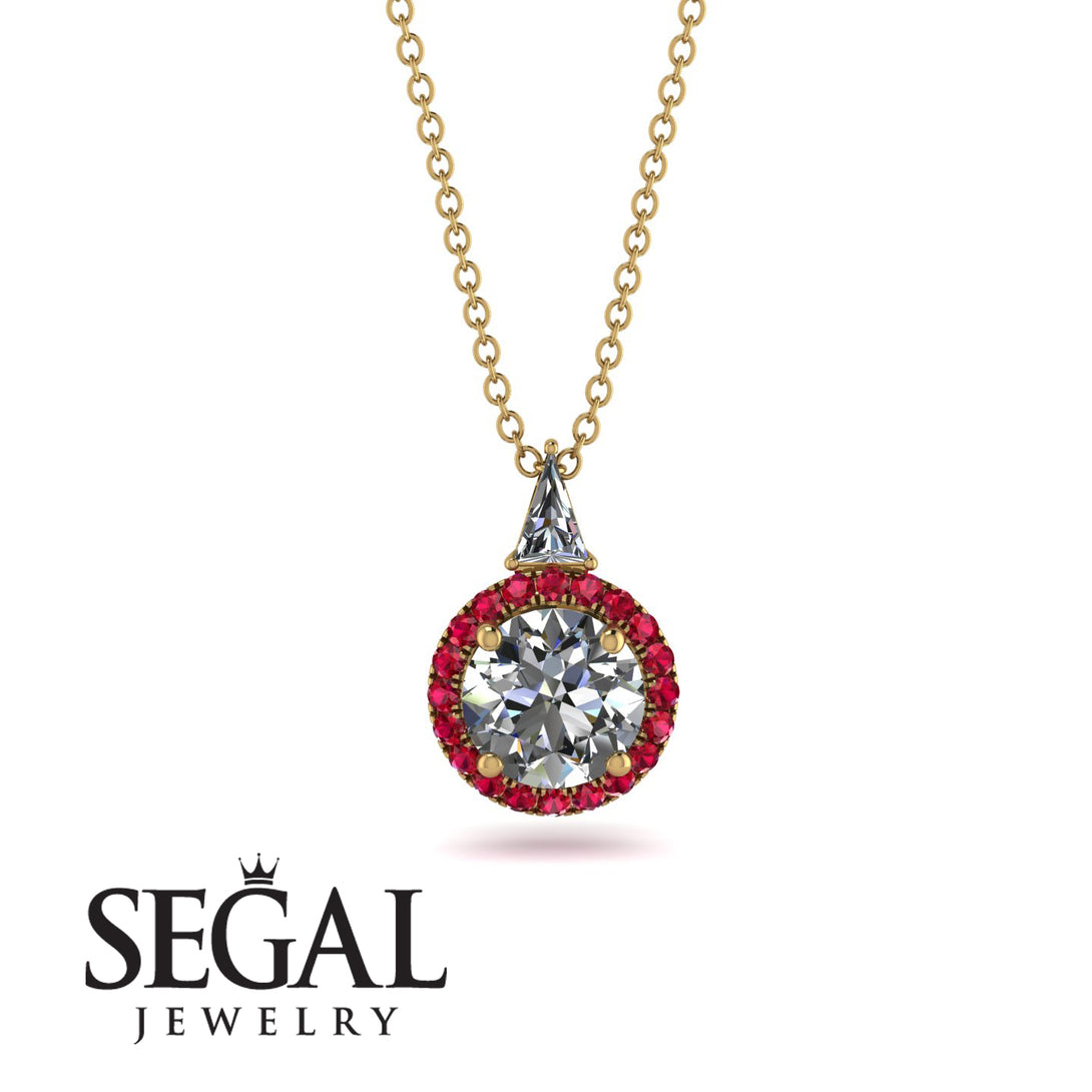 Hidden Halo Diamond Necklace - Joanna No. 46