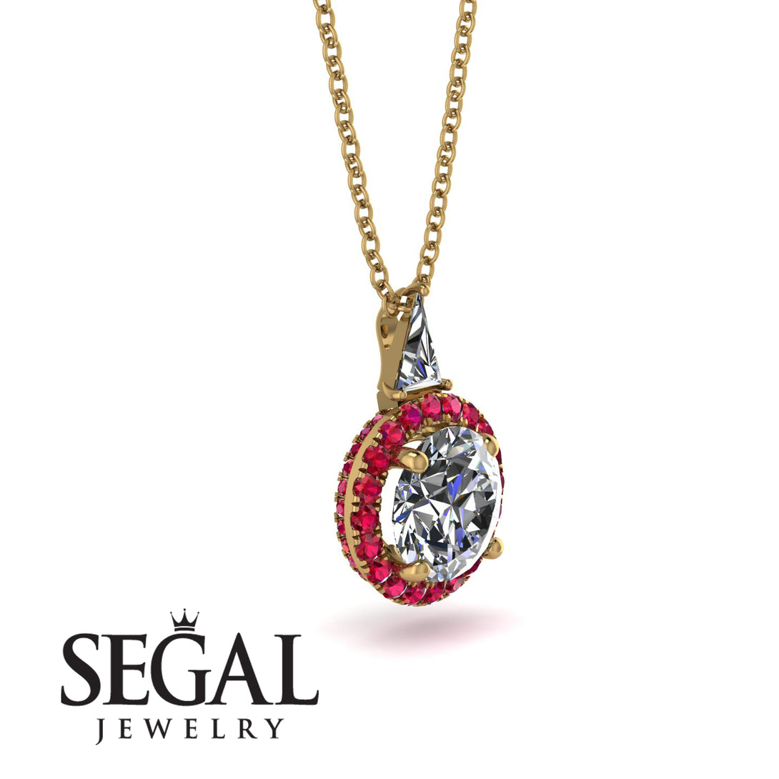 Hidden Halo Diamond Necklace - Joanna No. 46