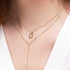 Diamond Tie Necklace - Alma No. 1