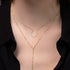 Diamond Tie Necklace - Alma No. 1