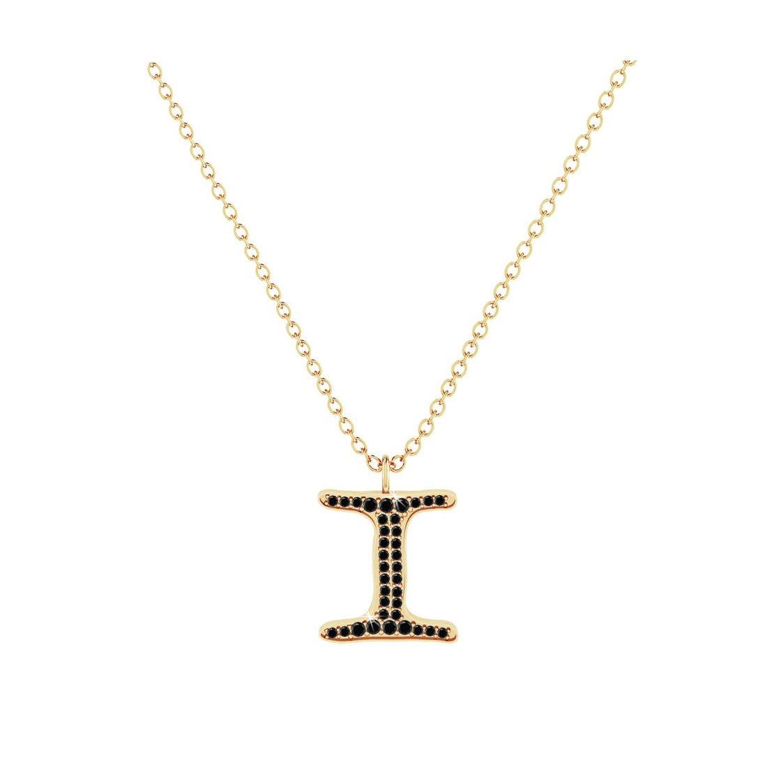I - Letter Name Necklace Initial Necklace