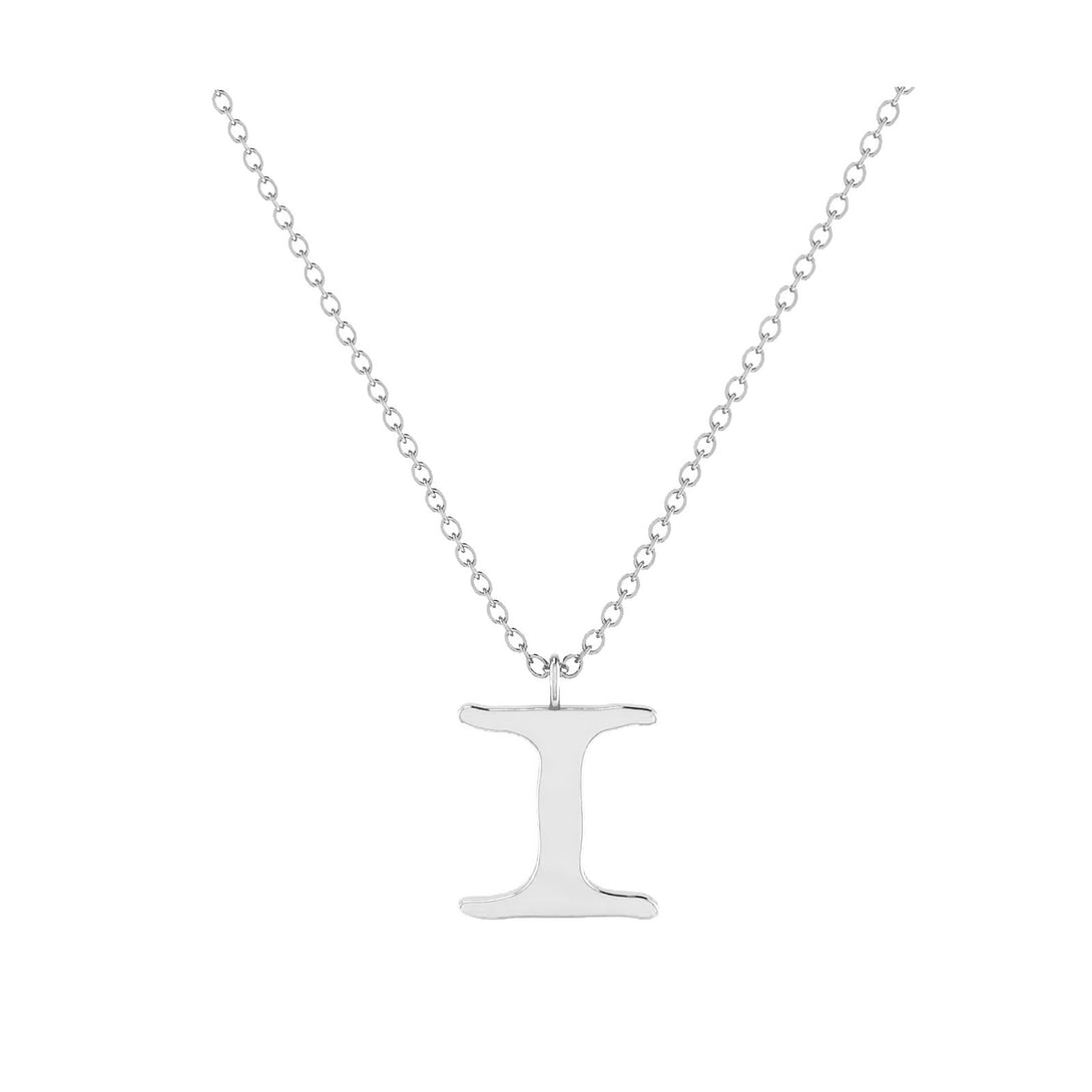 I - Letter Name Necklace Initial Necklace