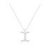 I - Letter Name Necklace Initial Necklace